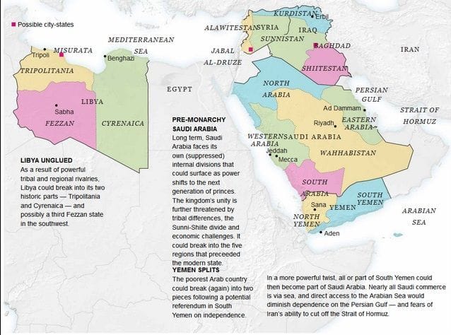 Estados árabes oriente medio