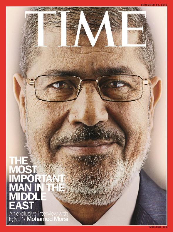 El islamista Mohamed Morsi fue “el hombre más importante de Oriente Medio” durante apenas un año. Riad maniobró para hacerle caer y Qatar para mantenerle, creando un cisma en el sí del CCG. Fuente: Revista TIME