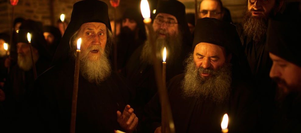 Monjes Monte Athos