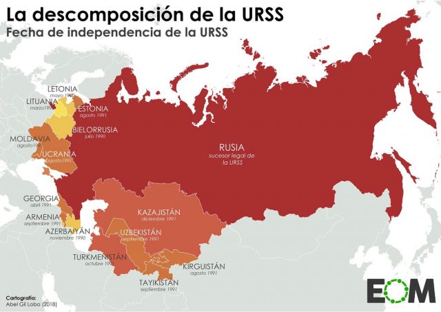 La descomposición de la Unión Soviética