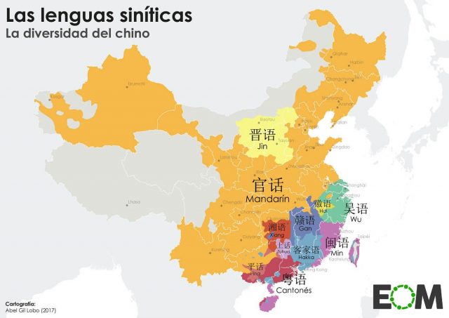 Las distintas lenguas de China