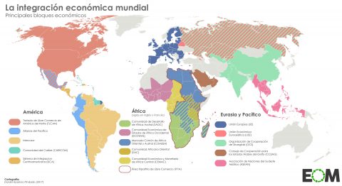 Los principales bloques económicos del mundo