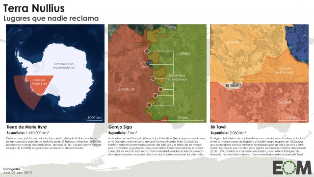 Las tres terra nullius en el mundo
