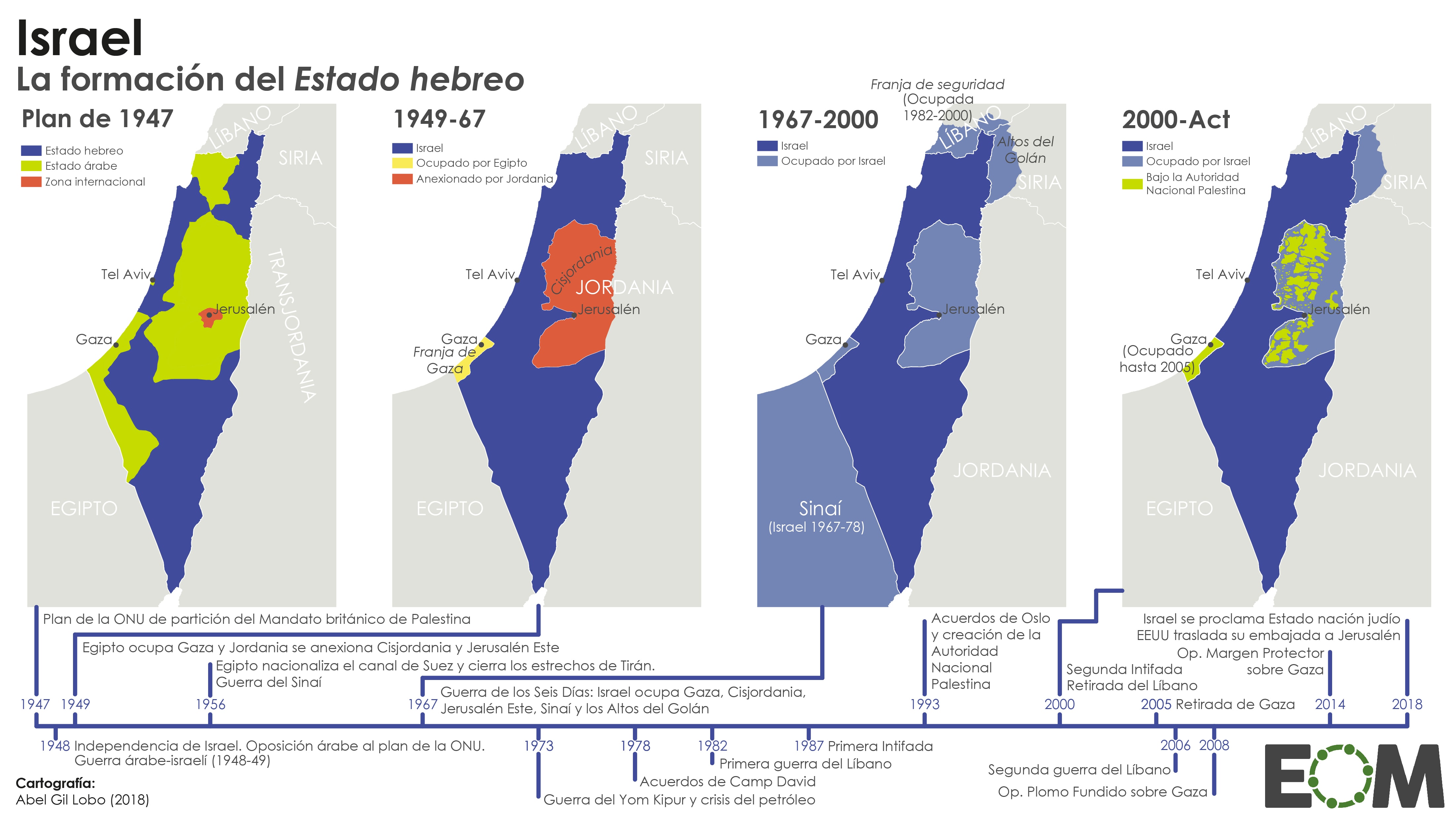 12 mapas para entender la guerra entre Israel y Hamás - Mapas de El ...