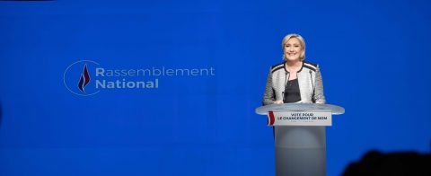 La Agrupación Nacional de Marine Le Pen