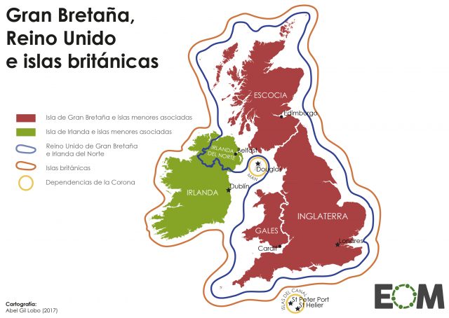 ¿Cuál es la diferencia entre Gran Bretaña, Reino Unido e islas británicas?