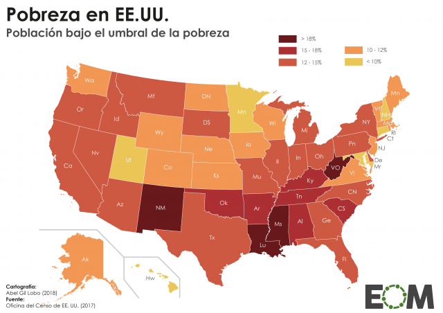 La pobreza en Estados Unidos