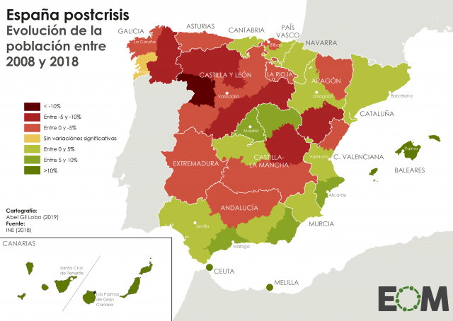 La España de la despoblación