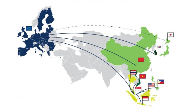 El giro de la Unión Europea hacia Asia