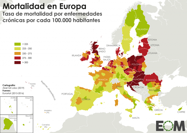La Europa de las enfermedades crónicas