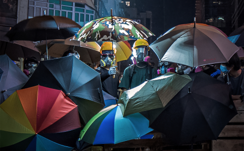Así está Hong Kong reinventando la protesta para el siglo XXI