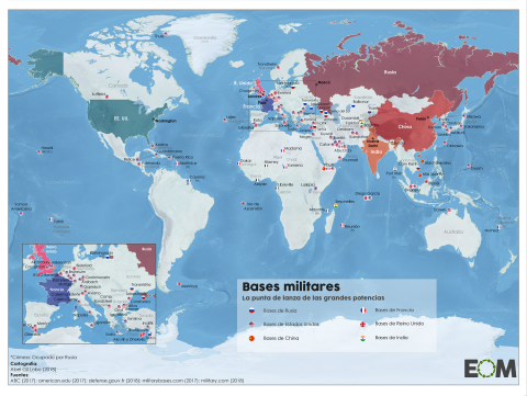 La geopolítica de las bases militares en el mundo