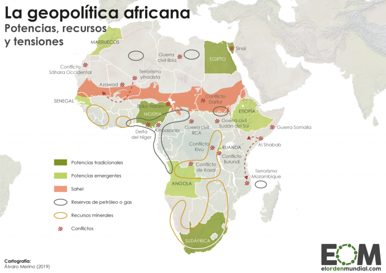 La geopolítica de África - Mapas de El Orden Mundial - EOM