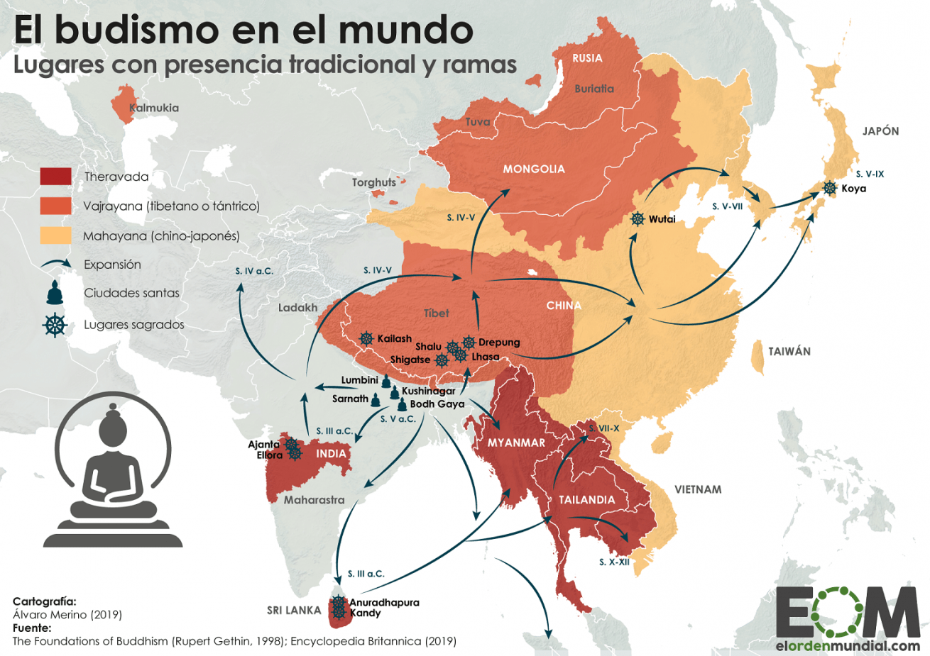 El budismo en el poder y la política de Asia - El Orden Mundial - EOM