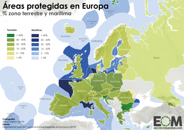 Las áreas protegidas en Europa