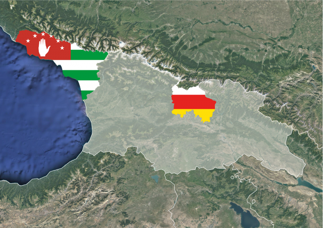 Abjasia y Osetia del Sur, las dos regiones en disputa entre Georgia y Rusia