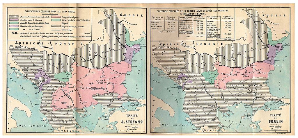 Tratados de San Stefano y de Berlín Bulgaria