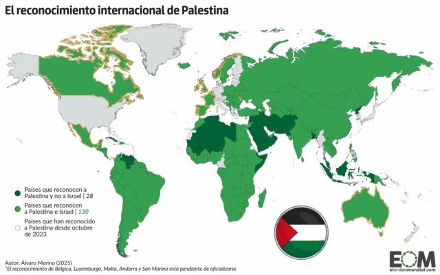El reconocimiento de Palestina en el mundo