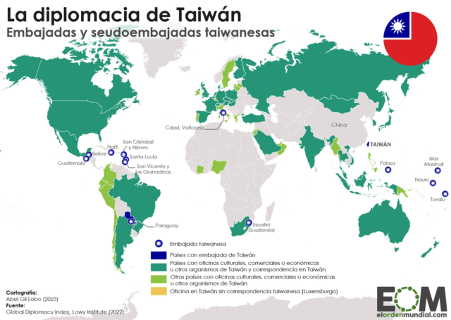La diplomacia de Taiwán