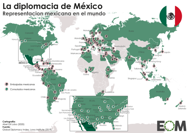 Las embajadas de México