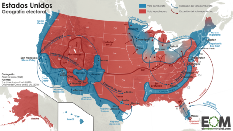 Ocho mapas para entender las elecciones en Estados Unidos - Mapas de El ...