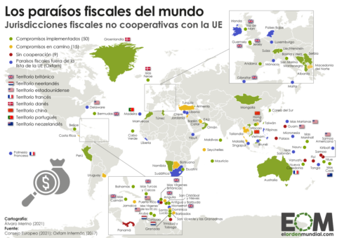 Paraísos fiscales en el mundo