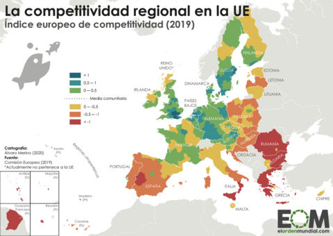 La competitividad regional en la Unión Europea - Mapas de El Orden ...