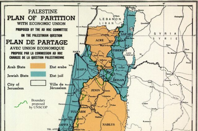 ¿Qué fue el plan de partición de Palestina de 1947?