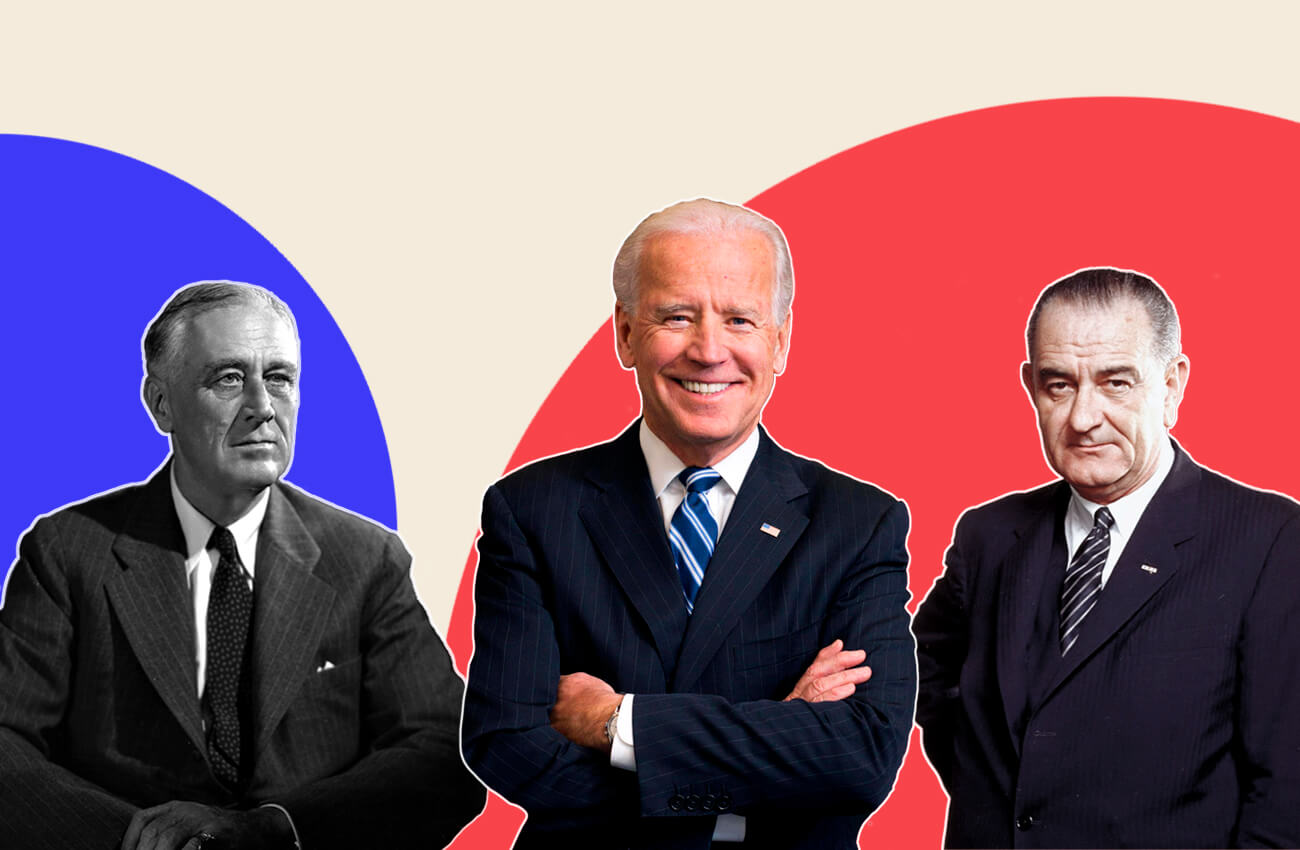 Lo que Biden puede aprender de Roosevelt y Johnson sobre gobernar en crisis