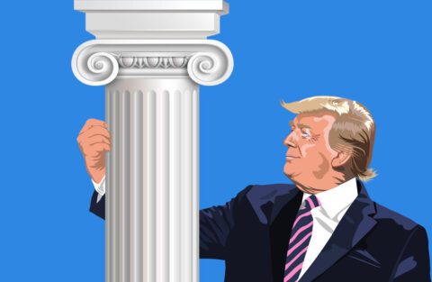 La arquitectura también es política, y Trump lo sabía