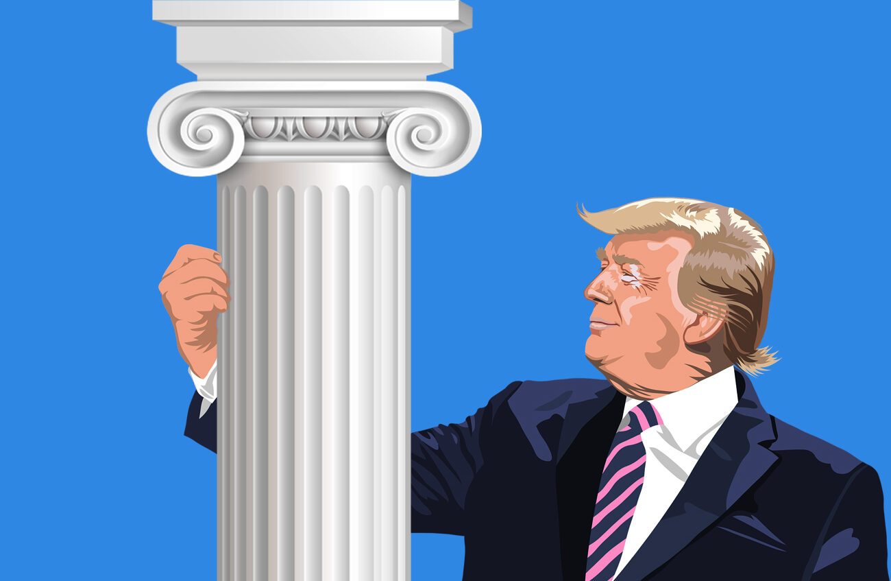 La arquitectura también es política, y Trump lo sabía