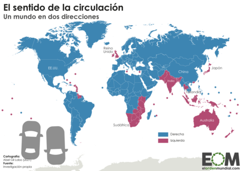 Mapa circulación mundo