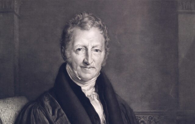 29 de diciembre de 1834: muere Thomas Malthus, economista británico y uno de los primeros demógrafos