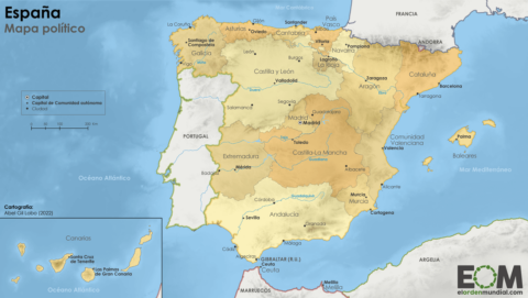 Mapa político España