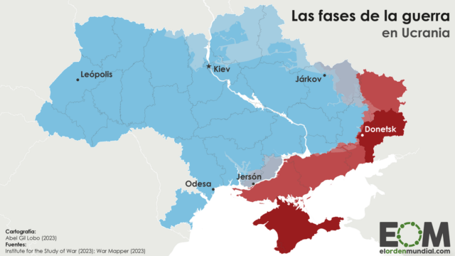 La evolución de la invasión de Ucrania: del fracaso del asalto a Kiev al estancamiento en el este