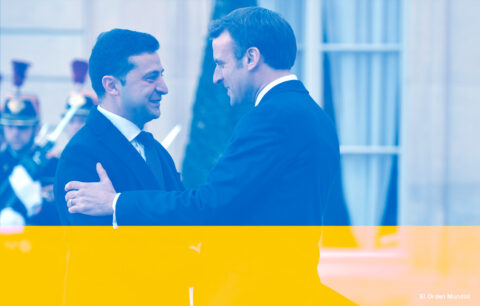 Mucha foto y pocas armas: la hipocresía de Macron con Ucrania