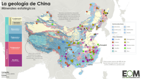 El mapa minero de China, la gran potencia extractiva del mundo
