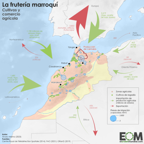 El mapa agrícola de Marruecos, la frutería de Europa