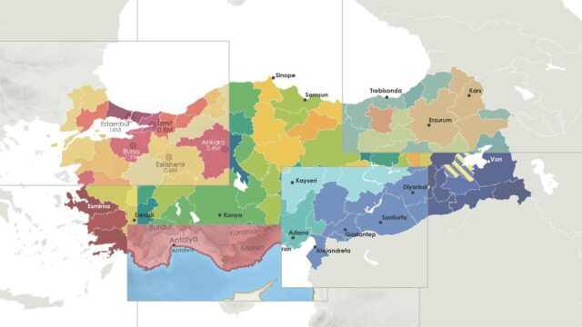 Ocho mapas para entender las elecciones en Turquía