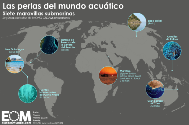 Las siete maravillas submarinas del mundo