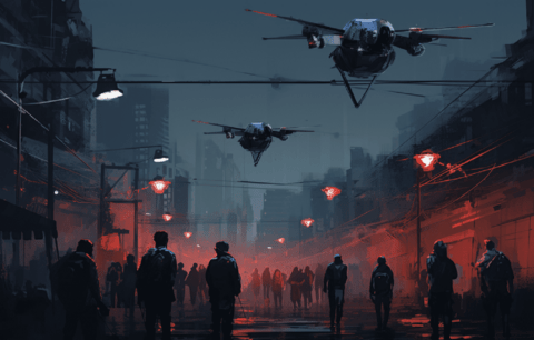 Drones, sensores y perros robot: la distopía del control de las fronteras