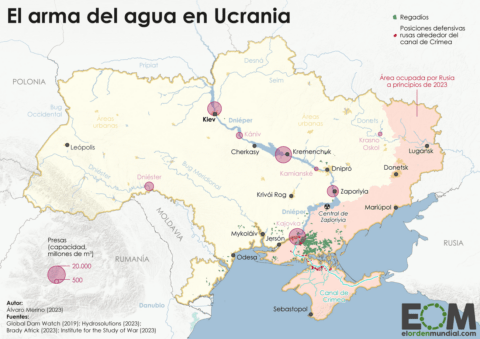 Ríos y presas, un arma de guerra en Ucrania