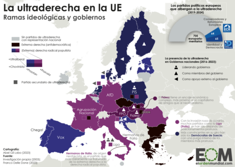 El mapa de la ultraderecha en la Unión Europea