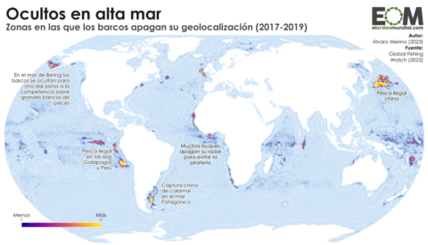 Rastreo barcos geolocalización apagada