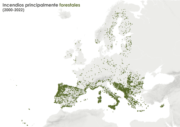Despoblación y fuego: la evolución de los incendios en Europa