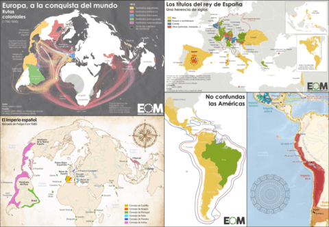 Mapas para entender el Día de la Hispanidad