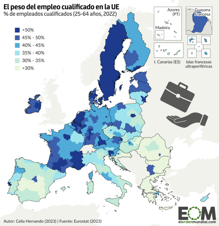El salario mínimo en la Unión Europea - Mapas de El Orden Mundial - EOM