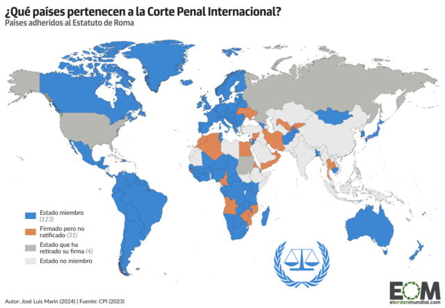 ¿Qué países son miembros de la Corte Penal Internacional?