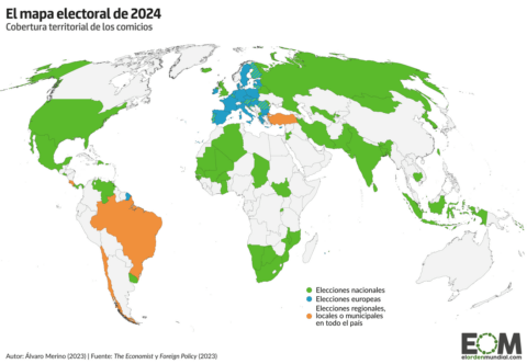El mapa de todas las elecciones de 2024 nuevo ordenador