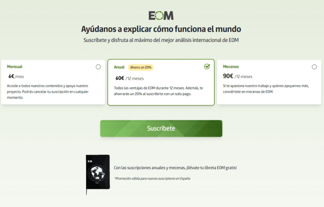 Por qué cambia el precio de la suscripción de EOM en 2024
